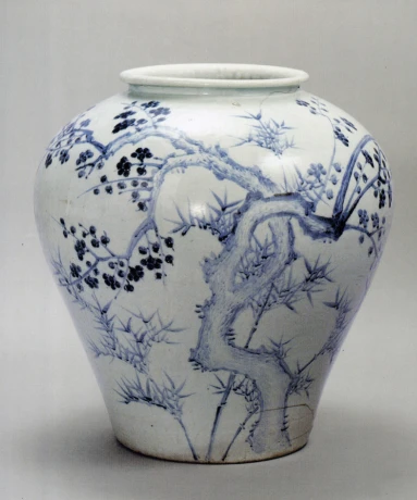 An underglaze-red 'birds' faceted jar, Joseon dynasty, 18th century, SUBLIME BEAUTY: Korean Ceramics from a Private Collection, 2022